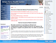 Tablet Screenshot of britonferryhealthcentre.co.uk